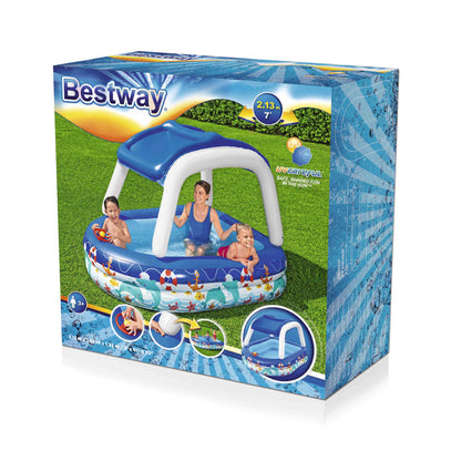 Boat Type Sunshade Pool Children'S Paddling Pool Swimming Pool