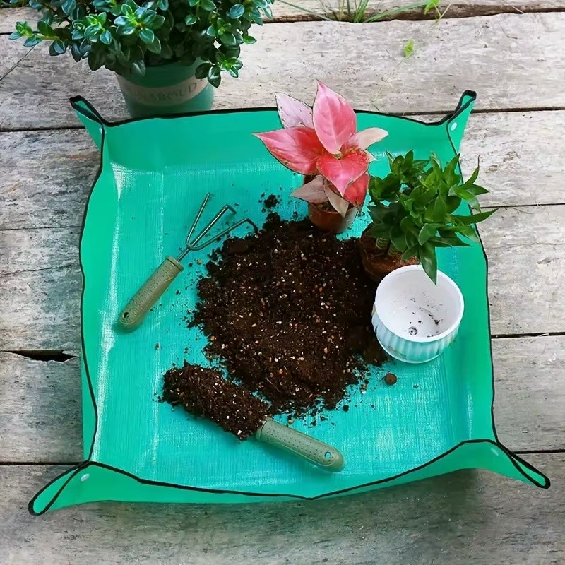 1 PC Planting Mat 50Cm -100Cm Home Gardening Mat Flower and Plant Pot Replacement Tool Gardening Supplies Mat Waterproof Mat