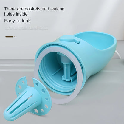Portable Dog and Cat Water Bottle with Food Storage - Perfect for Outdoor Adventures and Travel