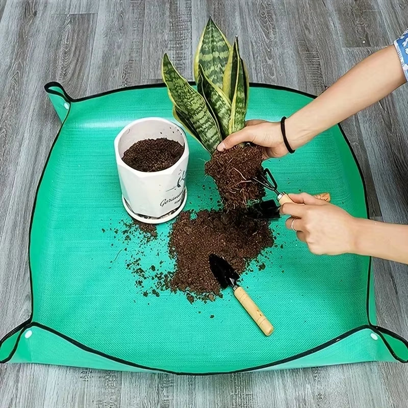 1 PC Planting Mat 50Cm -100Cm Home Gardening Mat Flower and Plant Pot Replacement Tool Gardening Supplies Mat Waterproof Mat